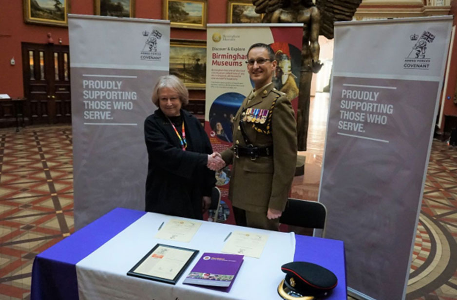 Birmingham Museums Trust shows support to the Armed Forces