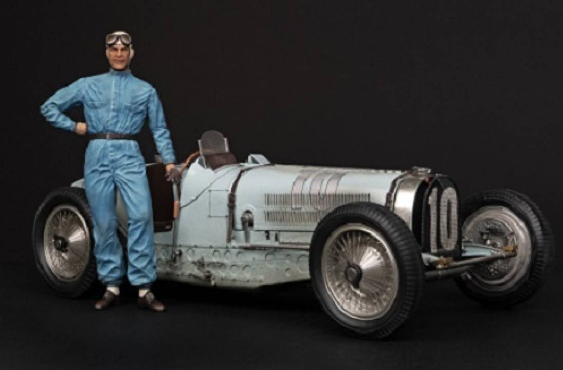 Amalgam reveals special Bugatti Type 59 Edition with J.P. Wimille figure