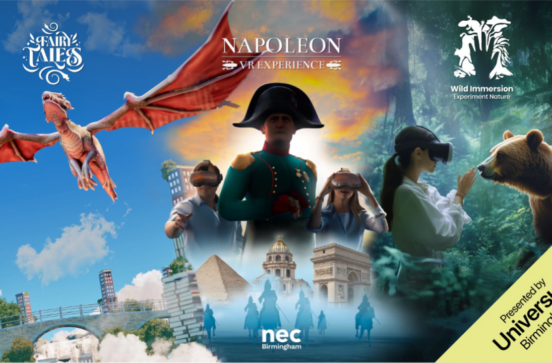 Three ground-breaking immersive virtual reality experiences heading to NEC Birmingham