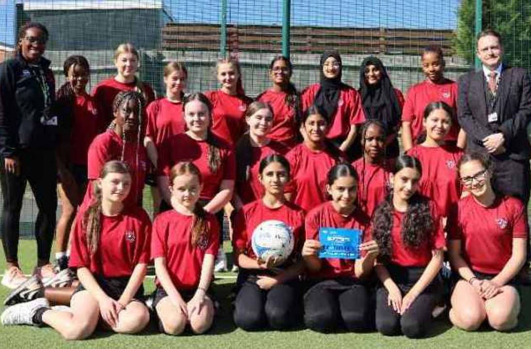 Cockshut Hill School celebrates opening of new £60,000 multi use games area