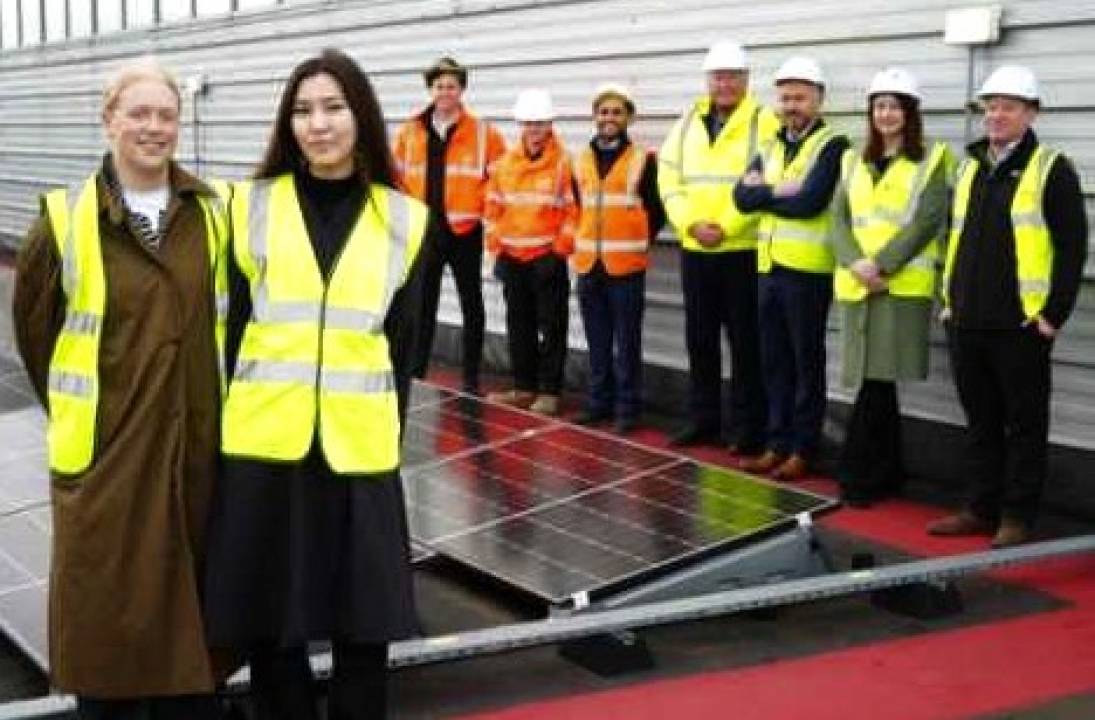 Salix Finance visits £11m sustainability project at UoW